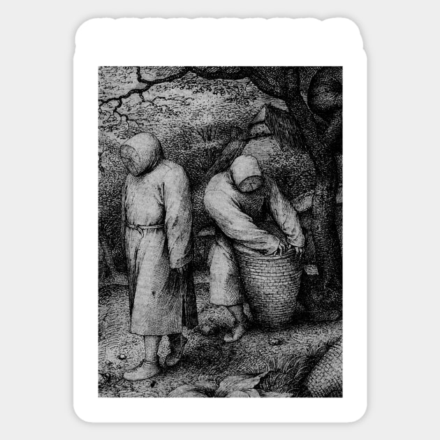 Beekeepers by Pieter Bruegel the Elder Sticker by alowerclass